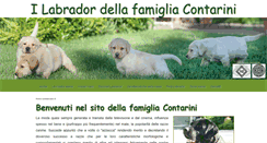 Desktop Screenshot of canilabrador.it