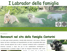 Tablet Screenshot of canilabrador.it